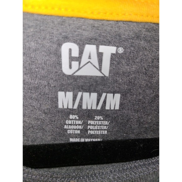CAT Caterpillar Men's Trademark T-Shirt, Gray, Medium NWOT - Picture 4 of 6